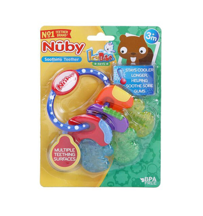 Picture of ID567 / ID455 / 0455 / 0567, Ice Baby Teether -NUBY BLUE